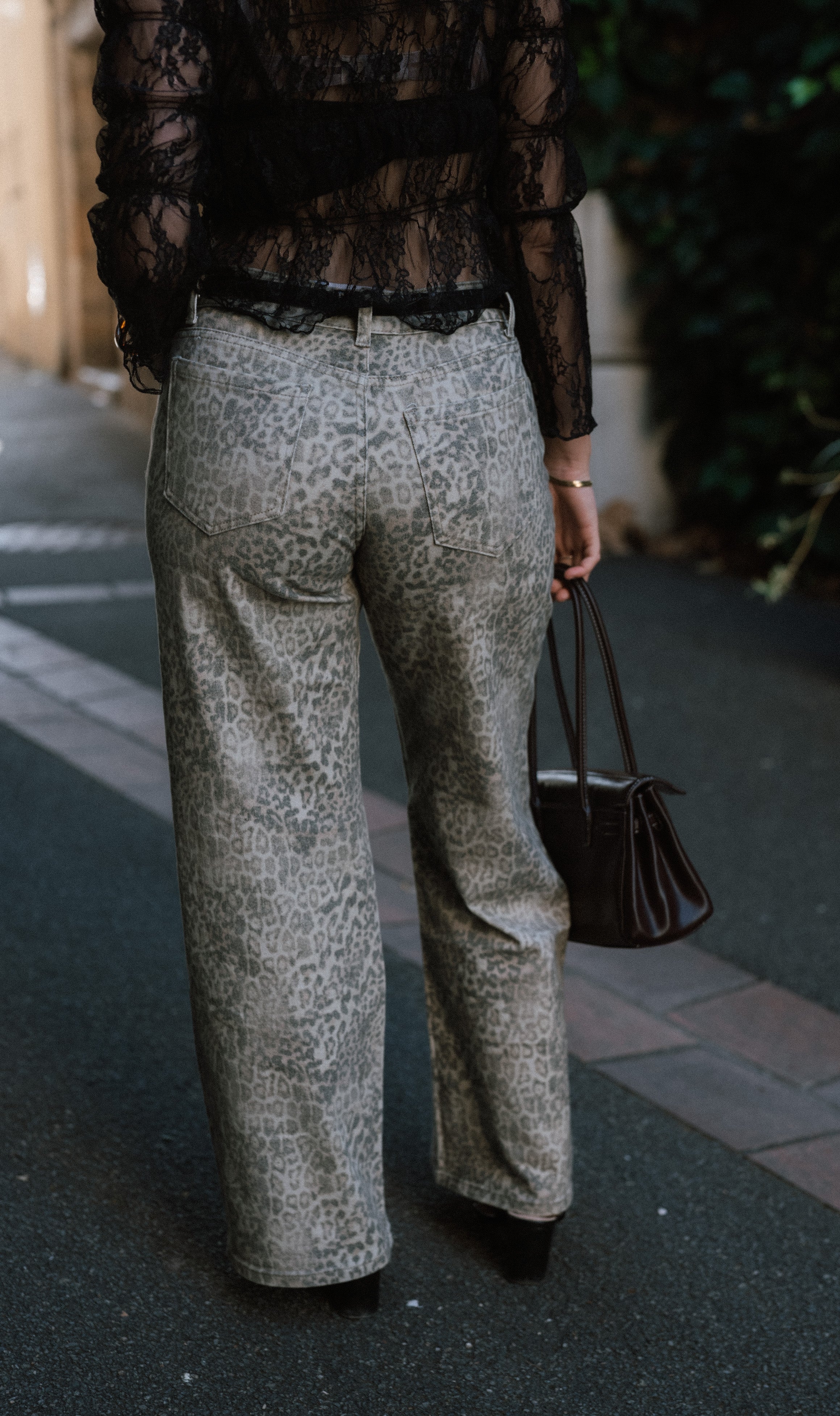 Féline - Pantalon mom léopard