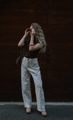 Aurora – Pantalon ballon léopard