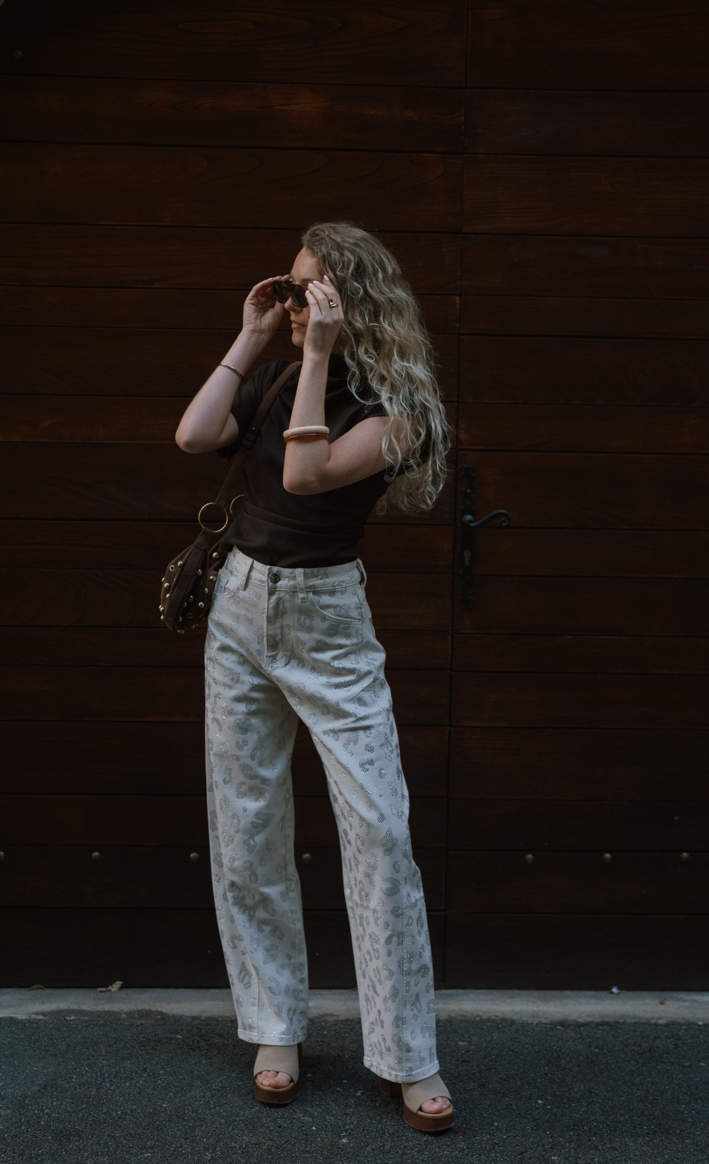 Aurora – Pantalon ballon léopard