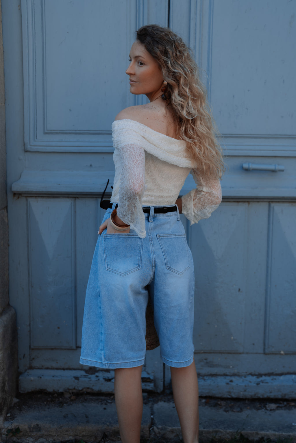 Nova – Bermuda ballon en coton