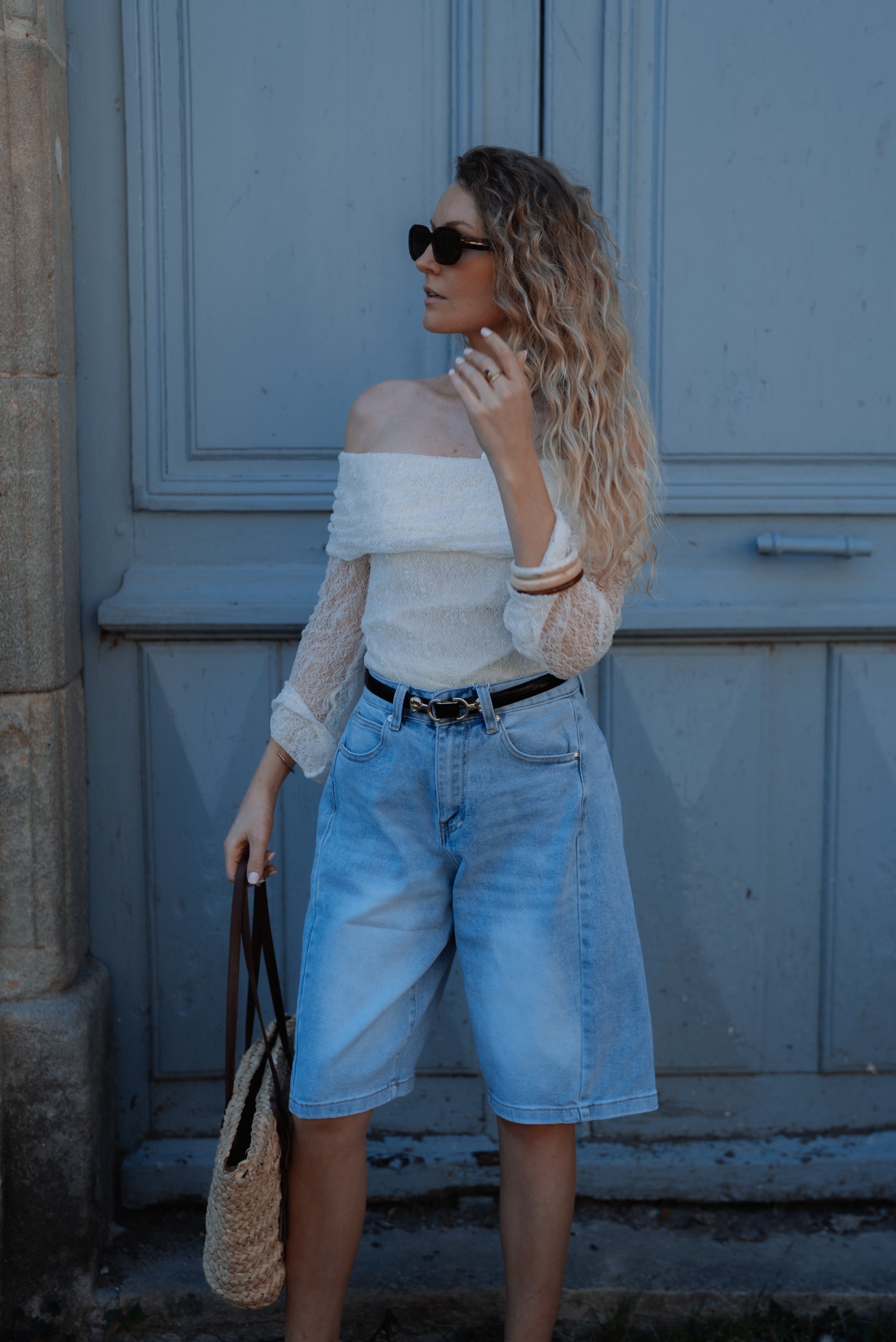 Nova – Bermuda ballon en coton