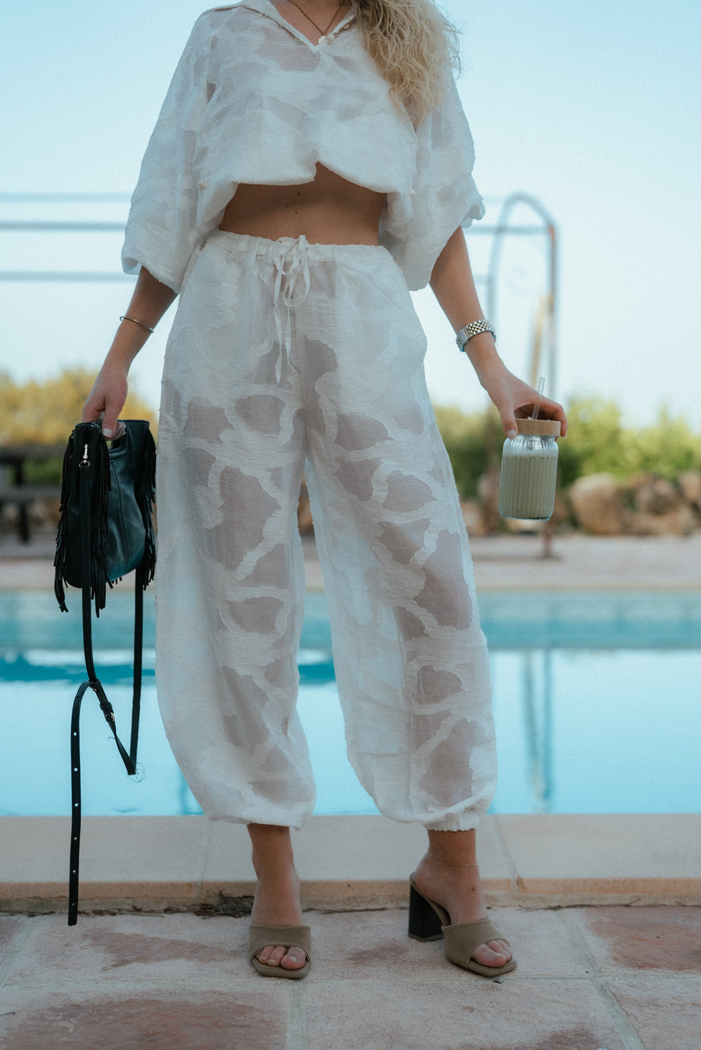 Vénus - Pantalon ballon en coton