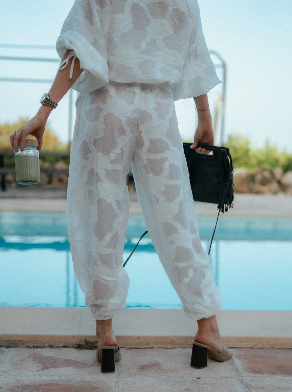 Vénus - Pantalon ballon en coton