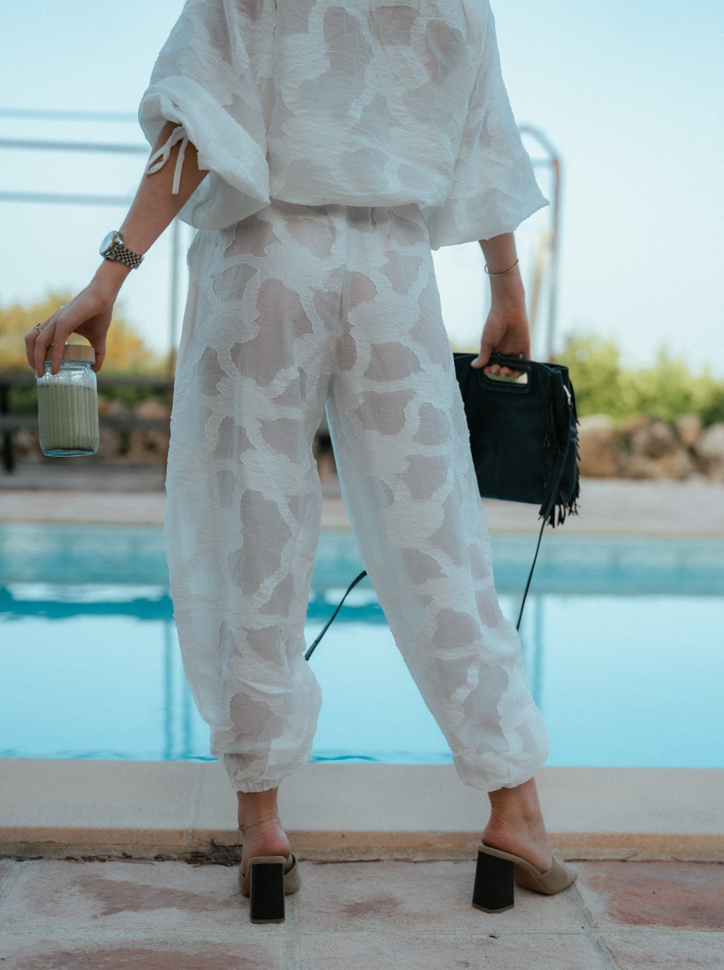 Vénus - Pantalon ballon en coton
