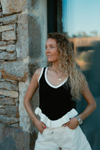 Top Gabrielle en coton
