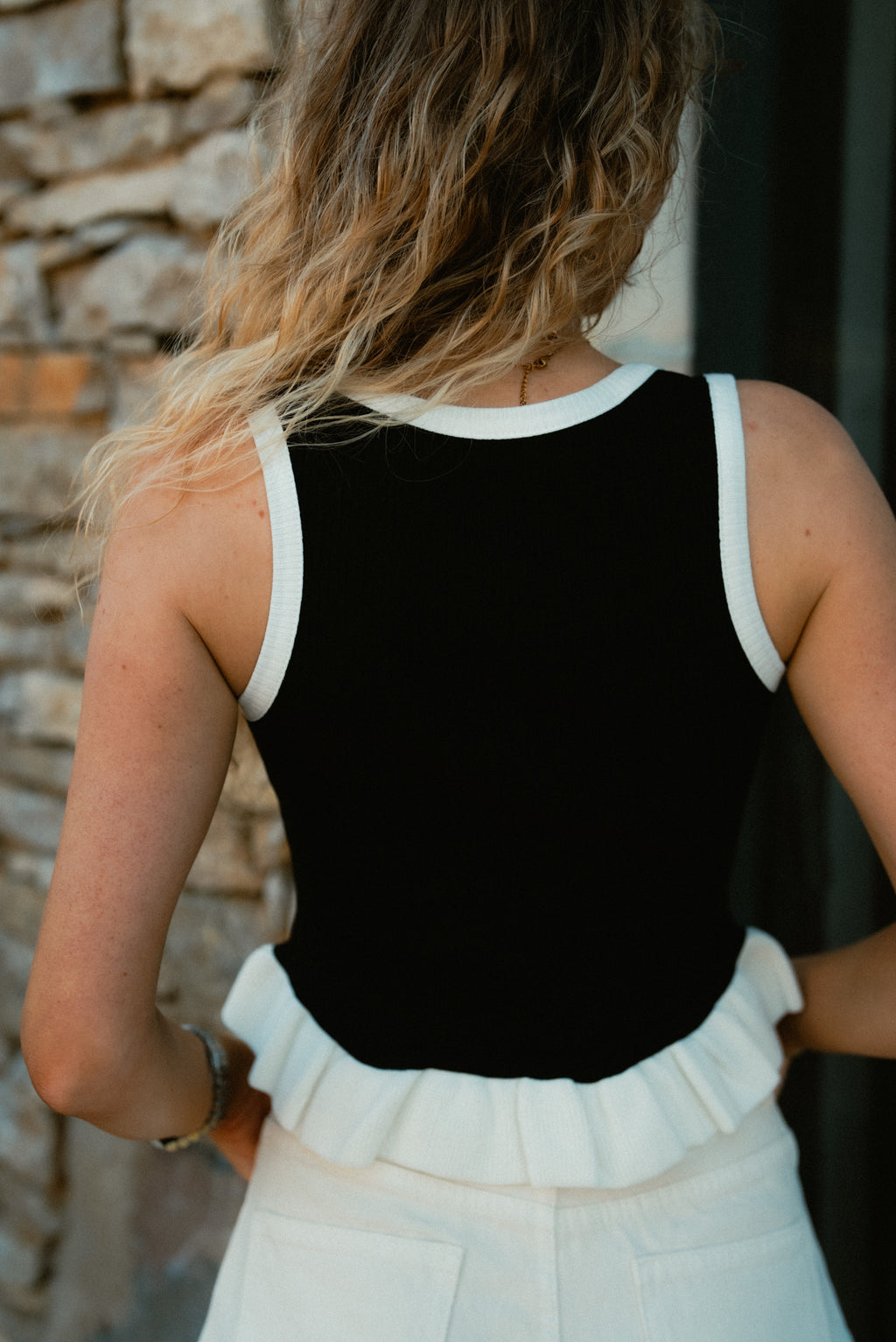 Top Gabrielle en coton