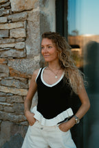 Top Gabrielle en coton