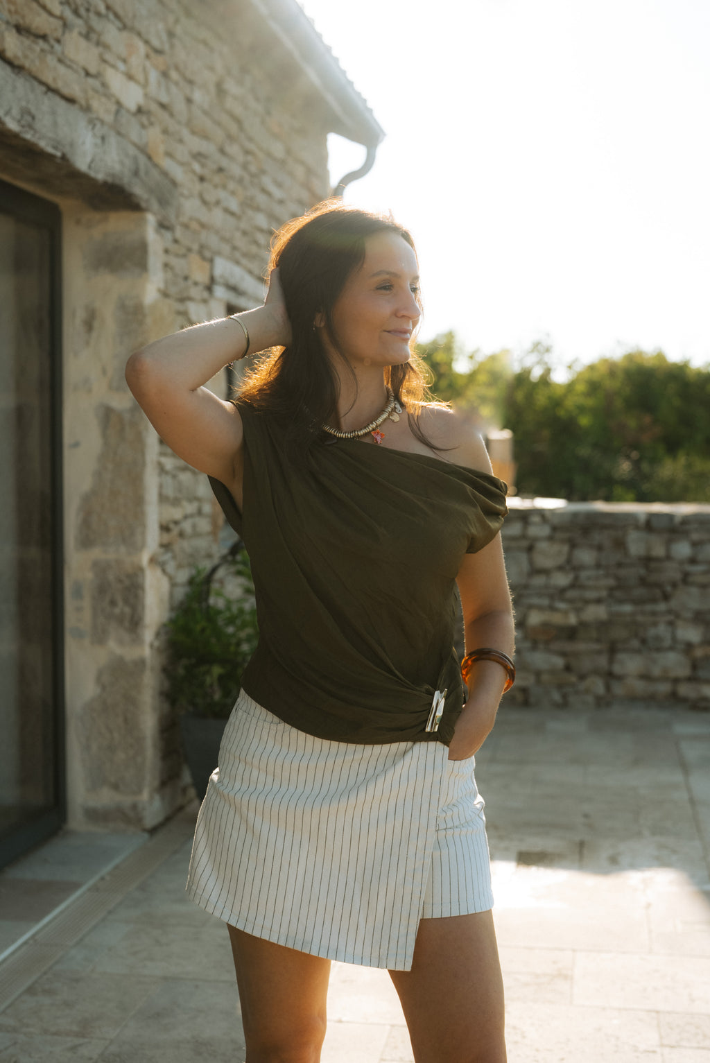 Top Éléna Asymétrique