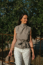 Top Sélène Gris