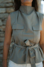Top Sélène Gris