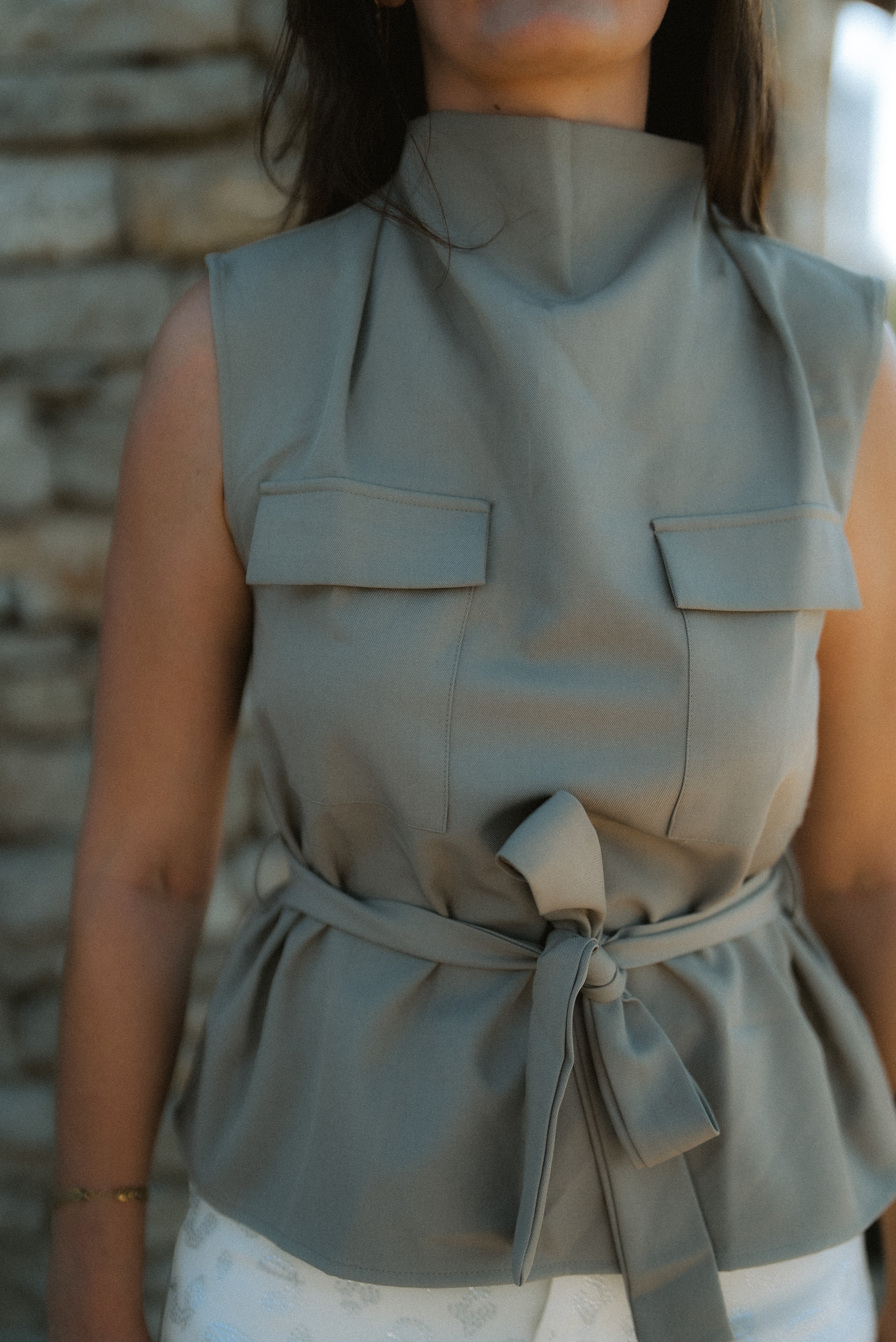 Top Sélène Gris