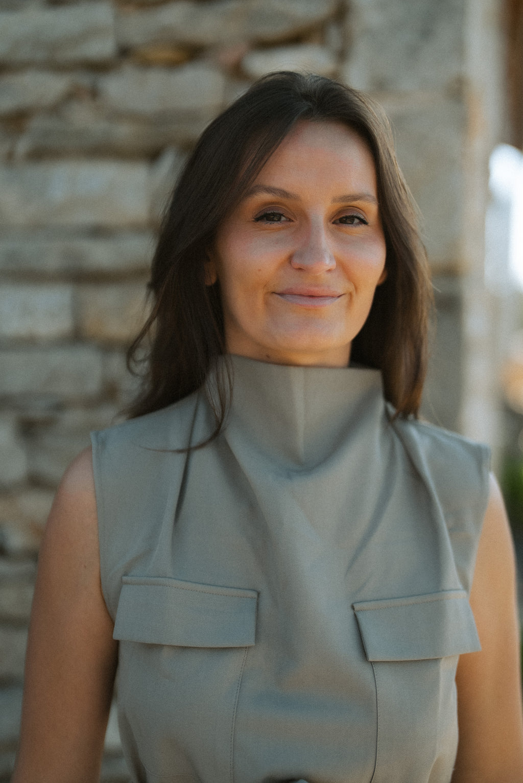 Top Sélène Gris