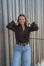 Amaya - Blouse à volants